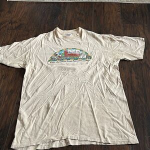 Vtg Ghirardelli Chocolate Parrot TShirt size XL Hanes beefy tag single stitch